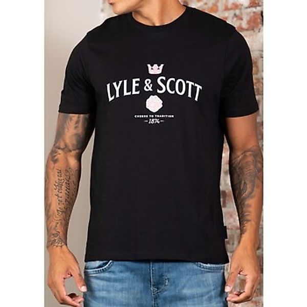 Lyle & Scott  T-Shirts & Poloshirts Cheers to traditional graphic t-shirt - günstig online kaufen