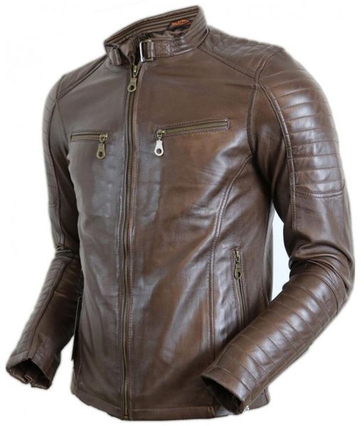 MDM Bikerjacke Herren Lamm Nappa Lederjacke günstig online kaufen