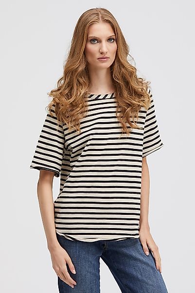 Smith & Soul Rundhalsshirt mit offener günstig online kaufen
