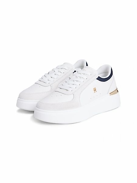 Tommy Hilfiger Plateausneaker "TH SATIN PLATFORM SNEAKER" Freizeitschuh, Sc günstig online kaufen