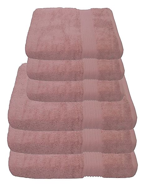 Julie Julsen Handtücher 6-Handtücher-Pastell Rosa, Baumwolle günstig online kaufen