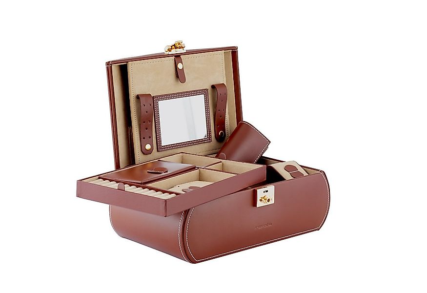 Friedrich23 Schmuckkasten / Uhrenbox aus Leder Cordoba, inkl. 1 herausnehmb günstig online kaufen