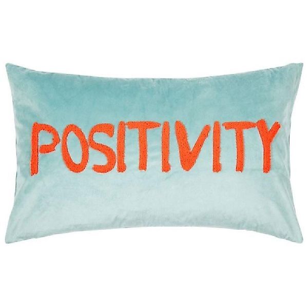 PAD Kissenhülle Kissenhülle Letters Positivity Orange günstig online kaufen