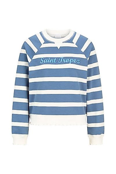 Rich & Royal T-Shirt Striped Sweaty with Application Organic günstig online kaufen