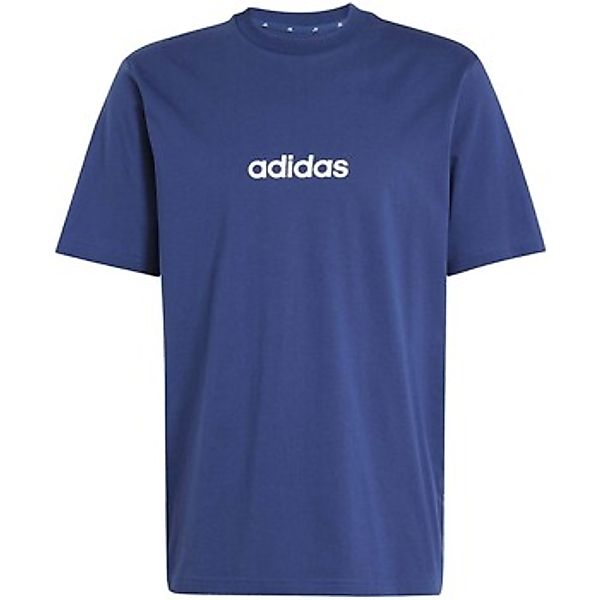 adidas  T-Shirts & Poloshirts M Lin Sj T Dkblue/White günstig online kaufen