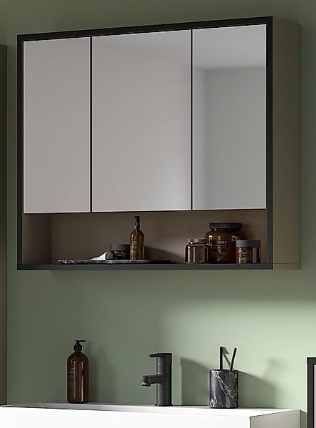 Inn.Furn Badezimmerspiegelschrank Scana (Badschrank sandfarben, 3 günstig online kaufen