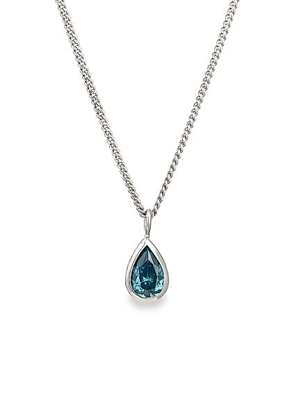 Elli Kette mit Anhänger Zirkonia Tropfen günstig online kaufen