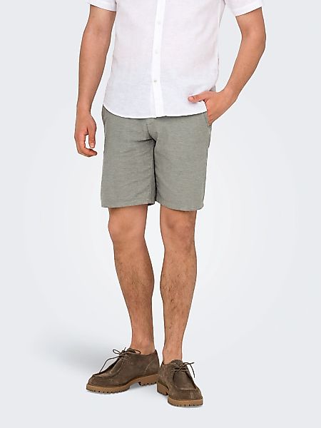 ONLY & SONS Chinoshorts "ONSMARK 0011 COTTON LINEN SHORTS NOOS" günstig online kaufen