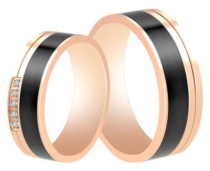 AKZENT Partnerring Ivani partnerringe edelstahl (Einzeln), günstig online kaufen
