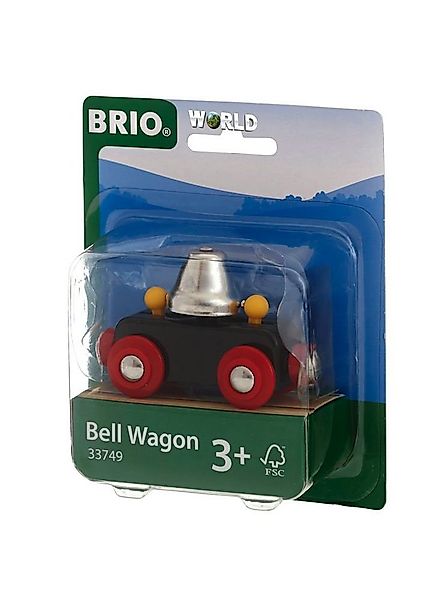 BRIO® Spielzeugeisenbahn-Lokomotive Brio World Eisenbahn Waggon Glockenwage günstig online kaufen