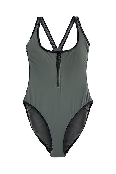 Next Badeanzug Bauchformender Badeanzug mit Reißverschluss günstig online kaufen
