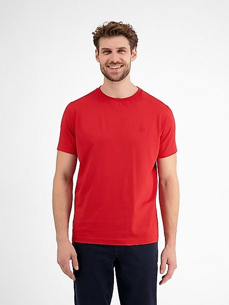 LERROS T-Shirt LERROS Basic T-Shirt mit Logostitch, unifarben günstig online kaufen