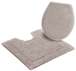 my home Badematte "Kapra, Badvorleger, Badezimmer Teppich" Höhe 14 mm beids günstig online kaufen