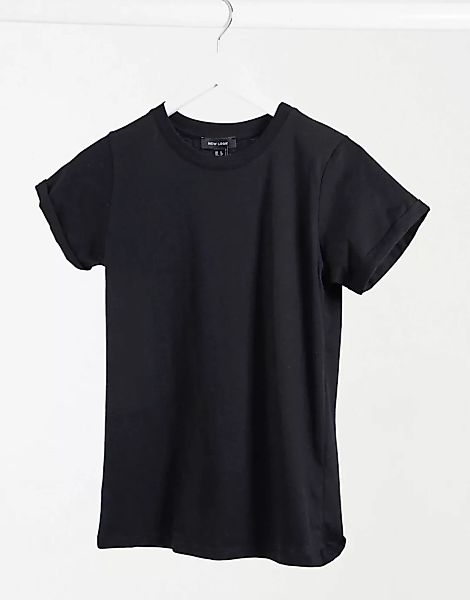New Look – Girlfriend-T-Shirt in Schwarz günstig online kaufen