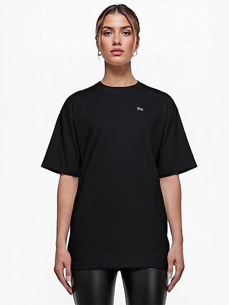 trueprodigy Oversize-Shirt Nika F Logostickerei Rundhals dicker Stoff günstig online kaufen