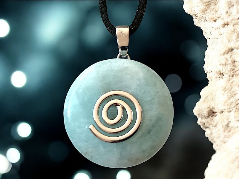 Steinfixx® Lange Kette echter Edelsteindonut 30 günstig online kaufen