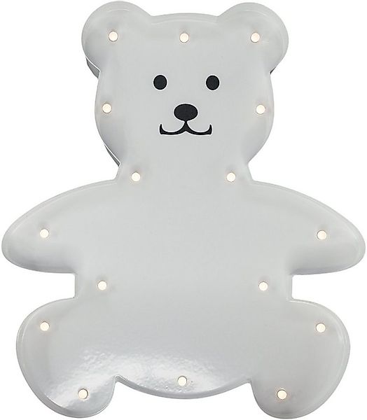 MARQUEE LIGHTS LED Dekolicht Teddy, LED fest integriert, Warmweiß, Wandlamp günstig online kaufen