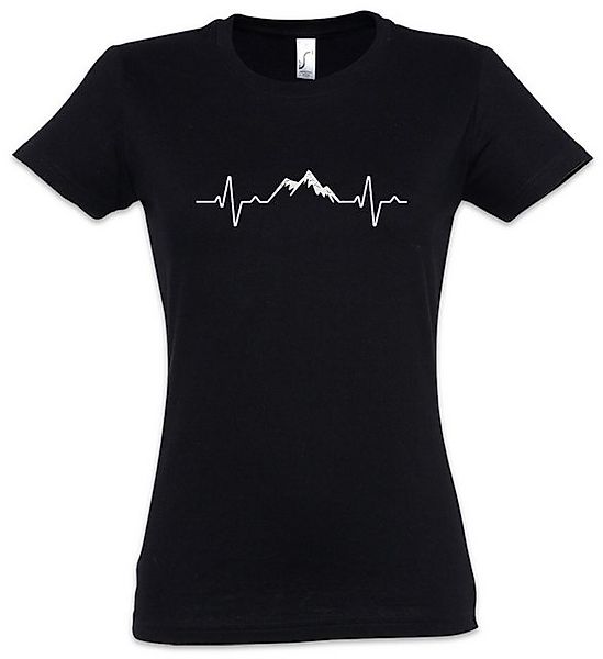 Urban Backwoods Print-Shirt Heart Rate Mountain Damen T-Shirt Klettern Hiki günstig online kaufen