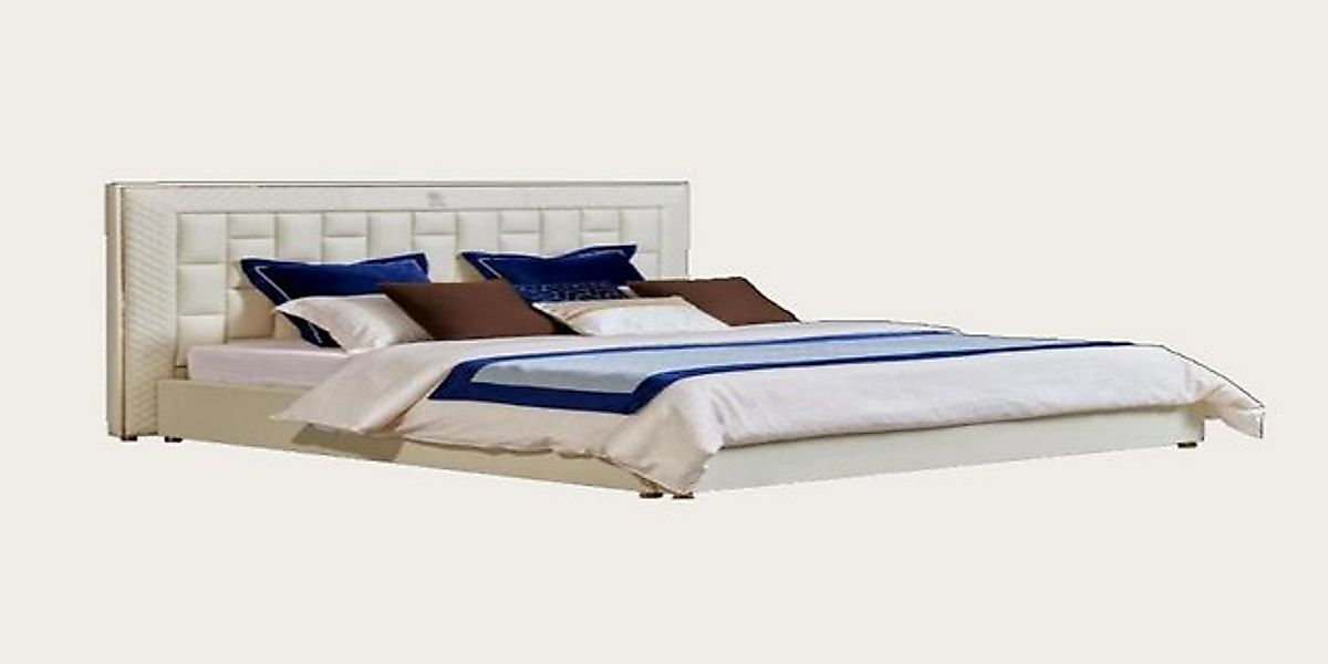 JVmoebel Bett Design Leder Bett Luxus Polster Betten Doppel Modernes Ehe 18 günstig online kaufen