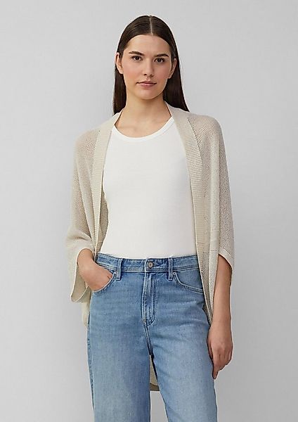 s.Oliver Poncho Indoor-Poncho Strickponcho mit Glitzergarn günstig online kaufen