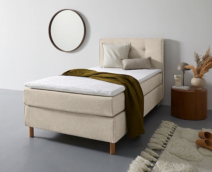 Home affaire Boxspringbett "Heimatblick 100x200cm beliebig erweiterbar zu D günstig online kaufen
