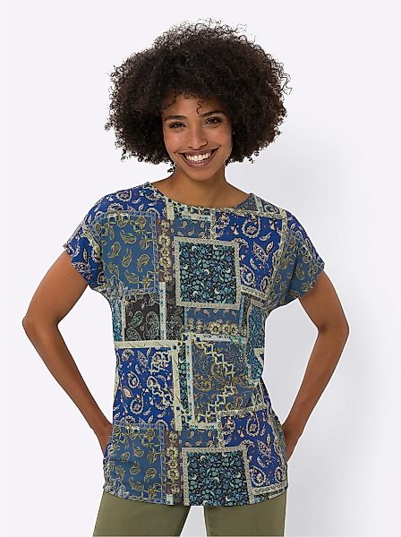 heine Kurzarmshirt "Druck-Shirt" 1 Stk. tlg. günstig online kaufen