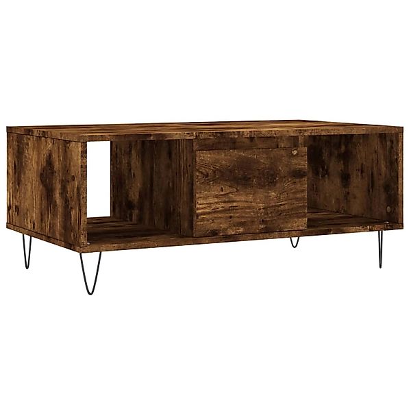 vidaXL Couchtisch Räuchereiche 90x50x36,5 cm Holzwerkstoff 830593 günstig online kaufen