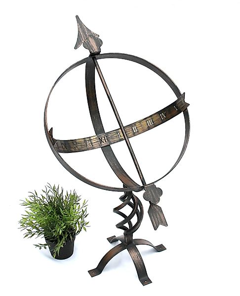 DanDiBo Standuhr Sonnenuhr Garten Groß Metall günstig online kaufen