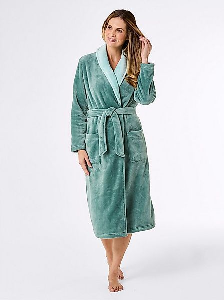 Witt Morgenmantel Morgenmantel, Polyester, Bindeband, Fleece günstig online kaufen