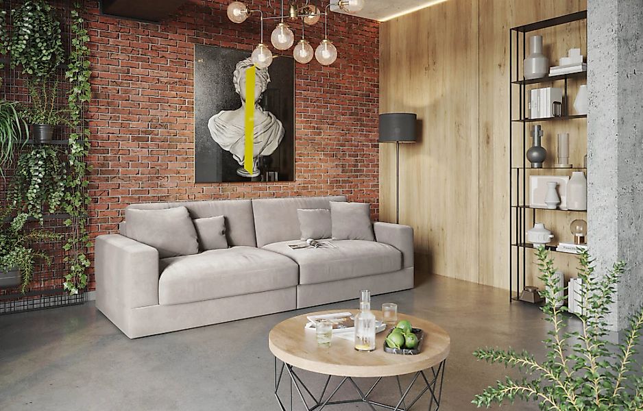 Home affaire Big-Sofa "Innovid" Modernes Modul-Polsterprogramm günstig online kaufen