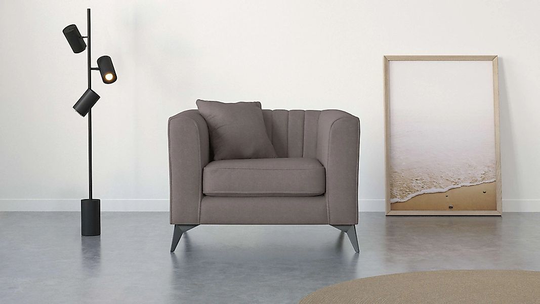 Places of Style Sessel "MATTHEW Loungesessel, Maße B/T/H: 99/86/74 cm", inc günstig online kaufen