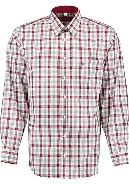 Tom Collins Langarmhemd Glaxu Hemd mit TC-Stickerei auf Brusttasche und Inn günstig online kaufen