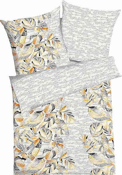 Kaeppel Wendebettwäsche »Abstract Jungle«, mit Blättermuster günstig online kaufen