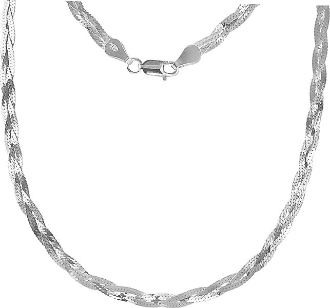 SilberDream Silberkette SilberDream geflochten Halskette silber günstig online kaufen