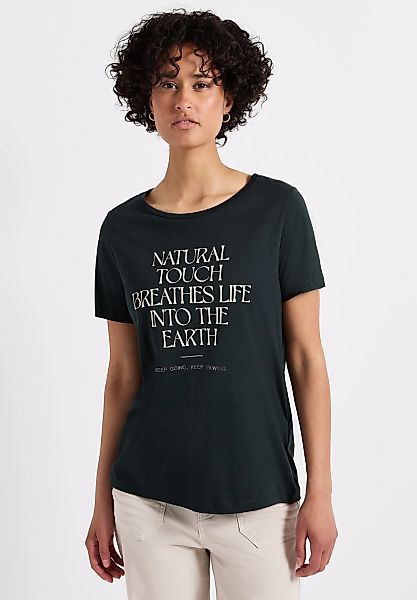 STREET ONE T-Shirt, mit Materialmix günstig online kaufen