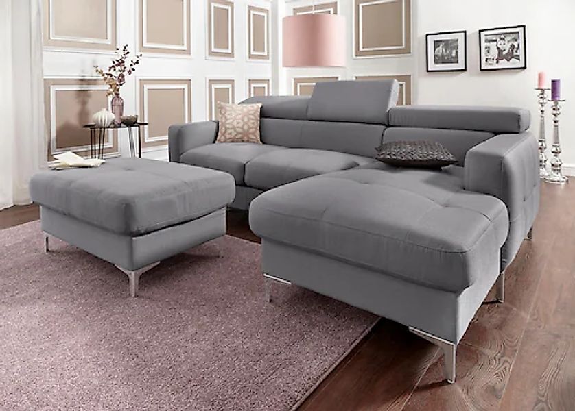 COTTA Polstergarnitur »Sammy L-Form«, (Set), Set bestehend aus: Ecksofa mit günstig online kaufen