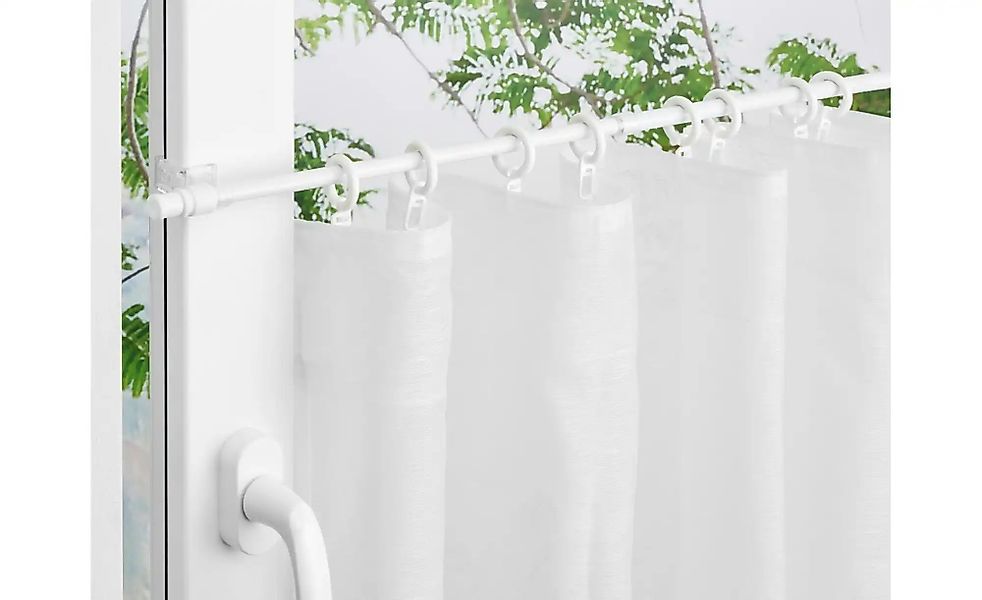 Mydeco Caféhausstange aura   ¦ weiß ¦ Aluminium ¦ Maße (cm): B: 85 H: 3 Gar günstig online kaufen