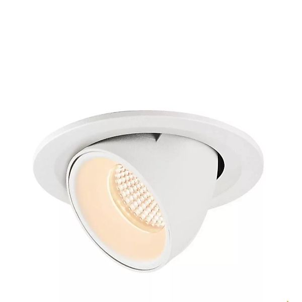 LED Deckeneinbauleuchte Numinos Gimble in Weiß 8,6W 720lm 2700K 20° günstig online kaufen