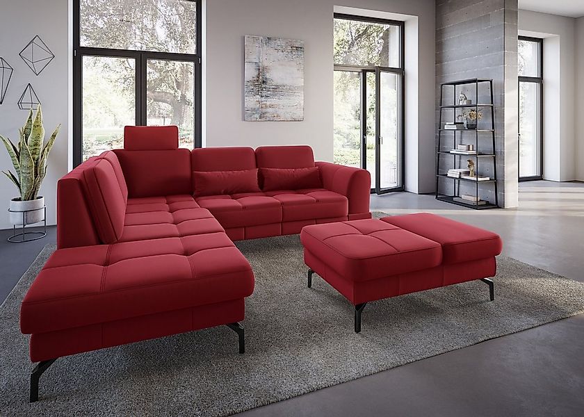 sit&more Ecksofa Bendigo L-Form, inklusive Sitztiefenverstellung, Bodenfrei günstig online kaufen