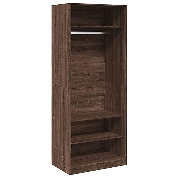 vidaXL Kleiderschrank Braun Eichen-Optik 80x50x200 cm Holzwerkstoff Modell günstig online kaufen