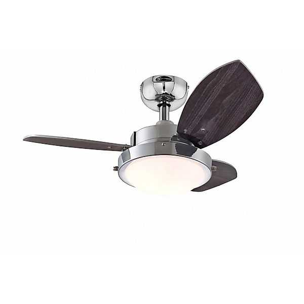 WESTINGHOUSE Deckenventilator mit Beleuchtung und Zugketten Wengue 76 cm günstig online kaufen