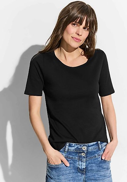 Cecil T-Shirt "Style LENA", mit klassischem Rundhalsausschnitt günstig online kaufen