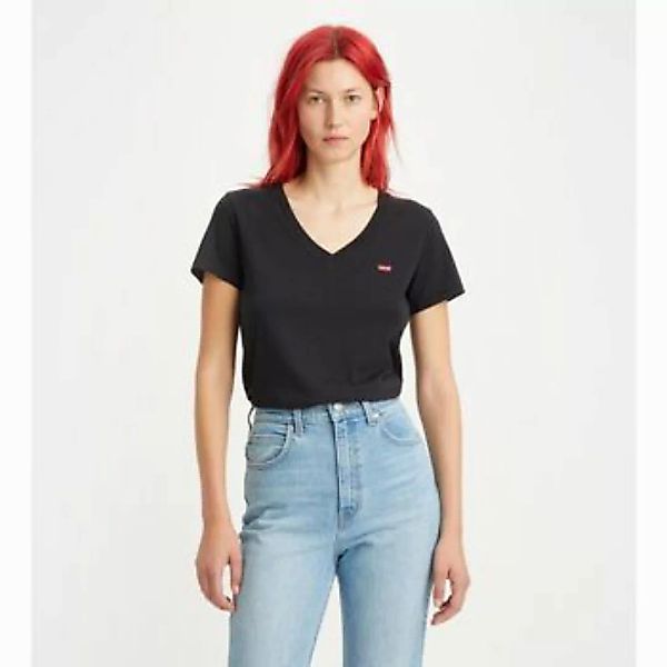 Levis  T-Shirts & Poloshirts 85341 0049 - PERFECT VNECK-BLACK günstig online kaufen