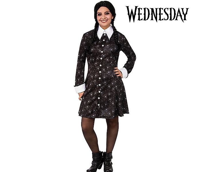 Rubies Niederlande b.v. Kostüm Wednesday Addams Halloween-Kleid für Damen günstig online kaufen
