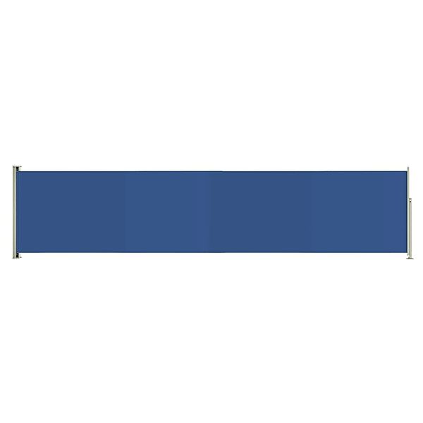 furnicato Seitenmarkise Ausziehbar 140x600 cm Blau günstig online kaufen