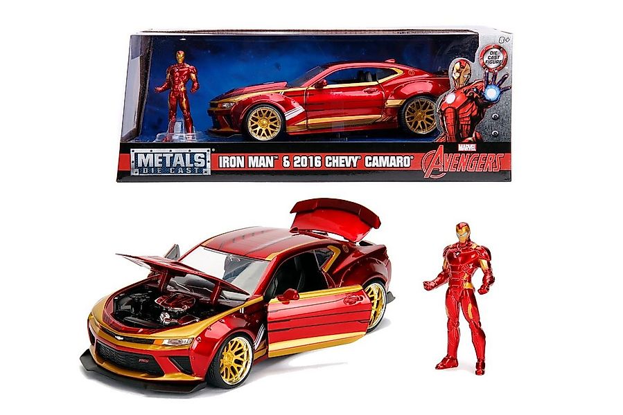 SIMBA Spielzeug-Auto Jada 253225003 - Marvel Ironman 2016 Chevy Camaro SS 1 günstig online kaufen