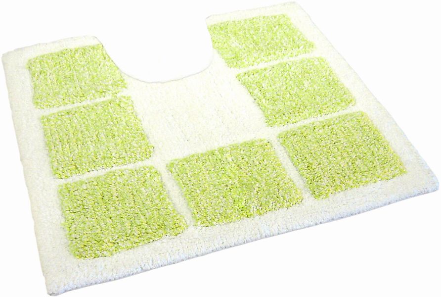 MESANA Badematte "Karo Melange" Höhe 15 mm rutschhemmend beschichtet fußbod günstig online kaufen