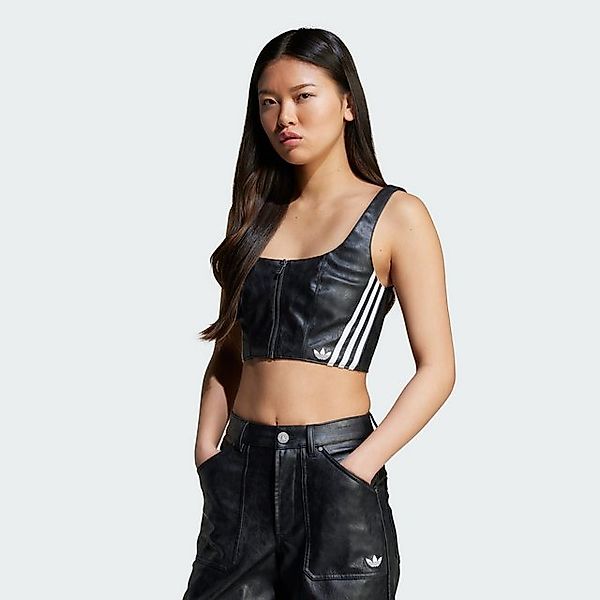 adidas Originals Crop-Top ADILENIUM SEASON 3 VINTAGE FAUX LEATHER CROP-TOP günstig online kaufen