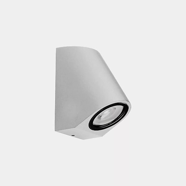 LEDS-C4 Außenwandlampe Eko Inclined, weiß, Breite 7 cm, Alu günstig online kaufen