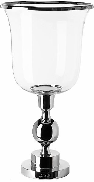 Fink Windlicht "SAMANTA" Kerzenhalter aus Aluminium und Glas günstig online kaufen